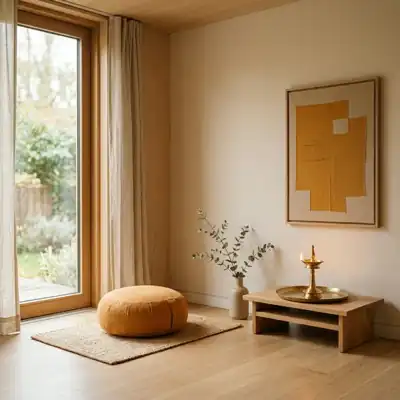 how to create a sacred space for meditation at home